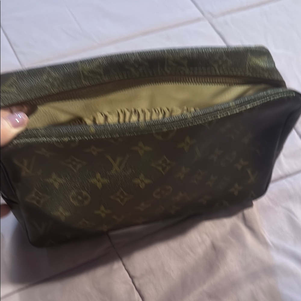 Louis Vuitton Brown Toiletry Bag Luxurious Travel Essential